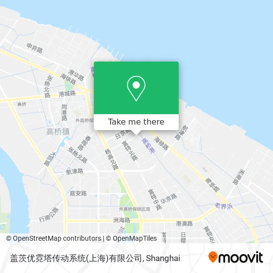 盖茨优霓塔传动系统(上海)有限公司 map