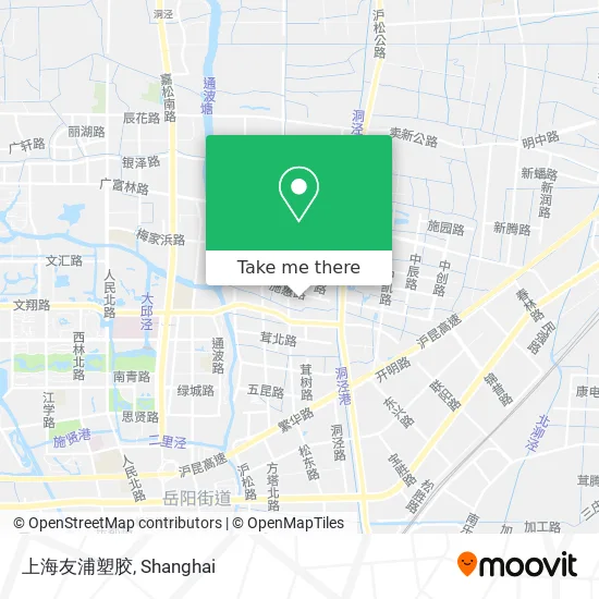 上海友浦塑胶 map