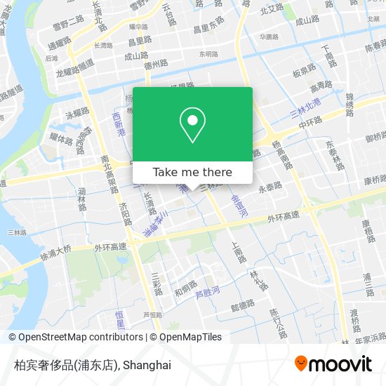 柏宾奢侈品(浦东店) map