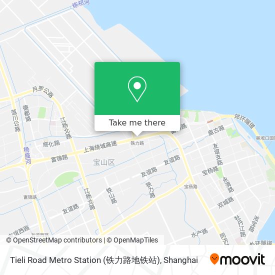 Tieli Road Metro Station (铁力路地铁站) map