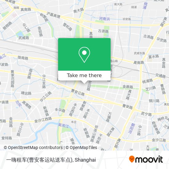 一嗨租车(曹安客运站送车点) map