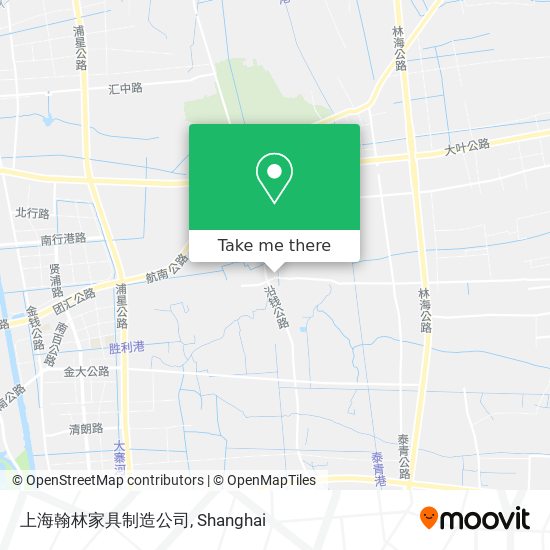 上海翰林家具制造公司 map