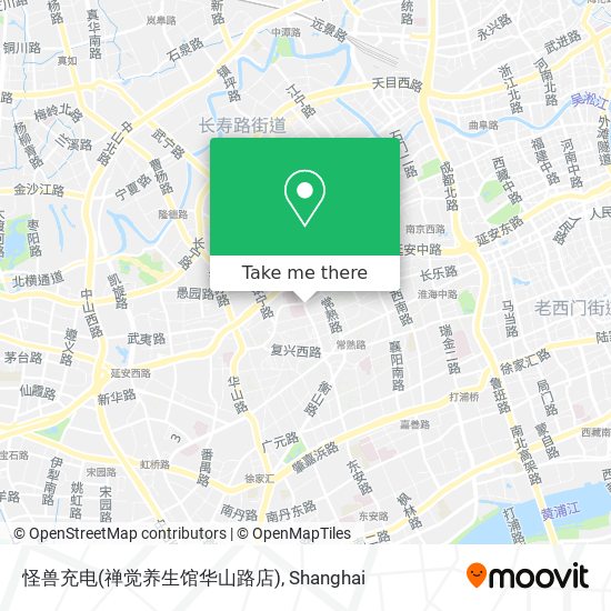 怪兽充电(禅觉养生馆华山路店) map