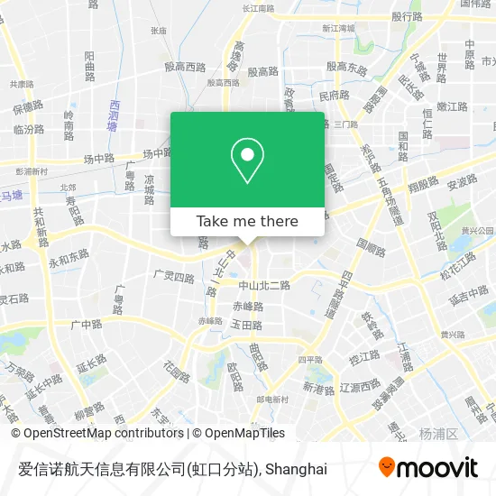 爱信诺航天信息有限公司(虹口分站) map