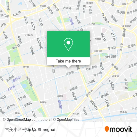 古美小区-停车场 map