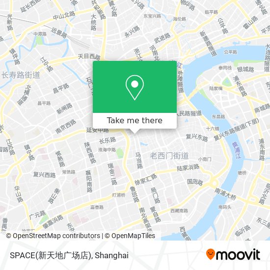SPACE(新天地广场店) map
