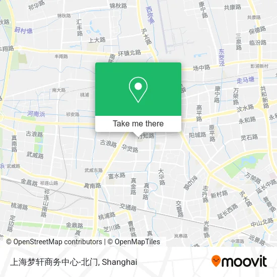 上海梦轩商务中心-北门 map