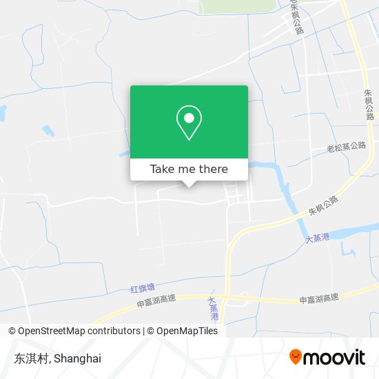 东淇村 map