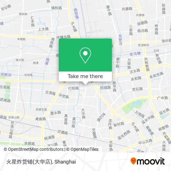 火星炸货铺(大华店) map