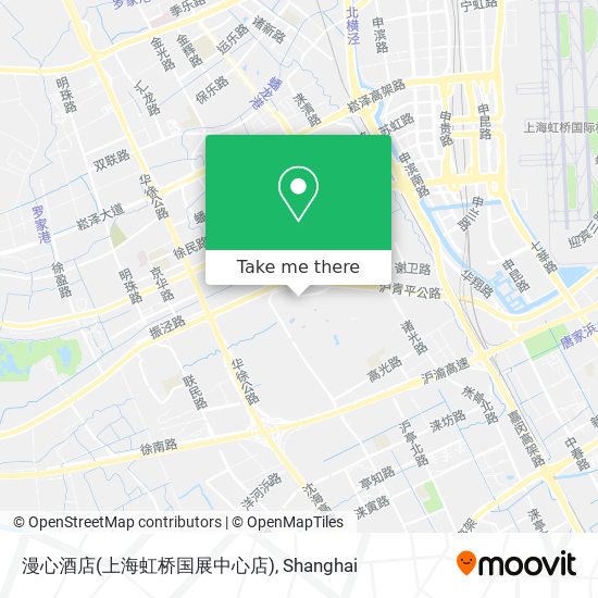 漫心酒店(上海虹桥国展中心店) map