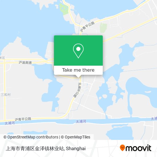 上海市青浦区金泽镇林业站 map