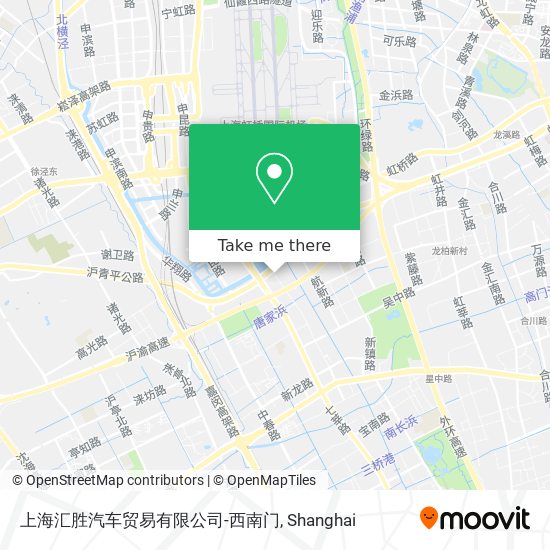 上海汇胜汽车贸易有限公司-西南门 map