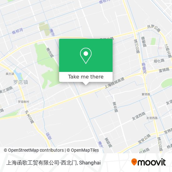 上海函歌工贸有限公司-西北门 map