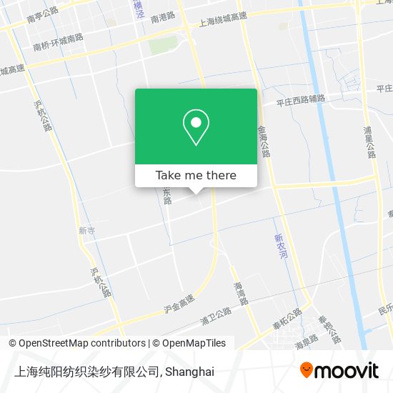 上海纯阳纺织染纱有限公司 map