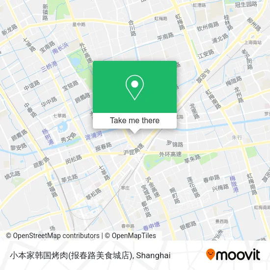 小本家韩国烤肉(报春路美食城店) map
