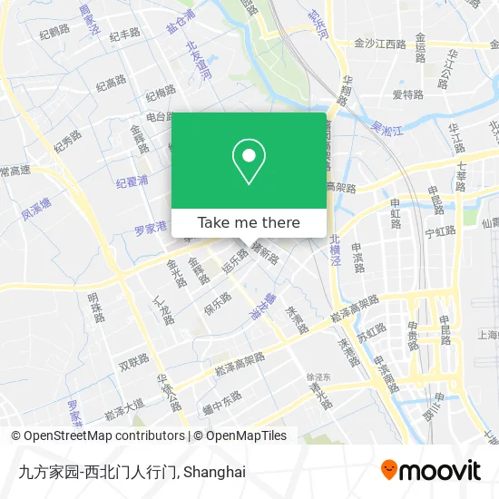 九方家园-西北门人行门 map