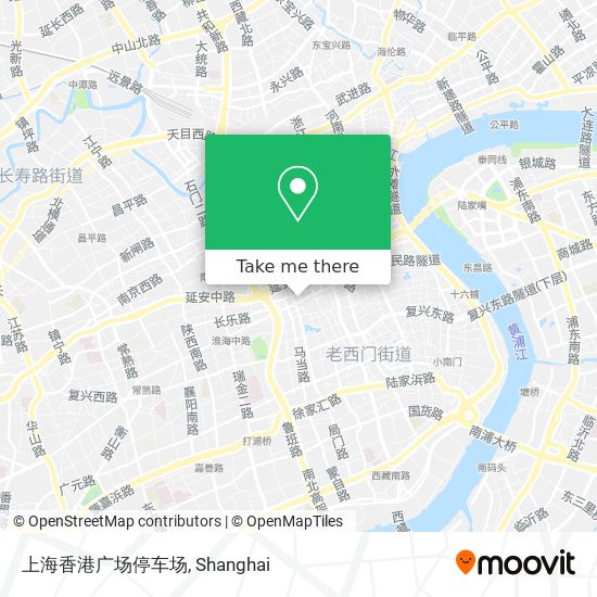 上海香港广场停车场 map