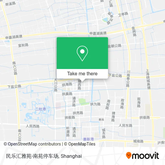 民乐汇雅苑-南苑停车场 map