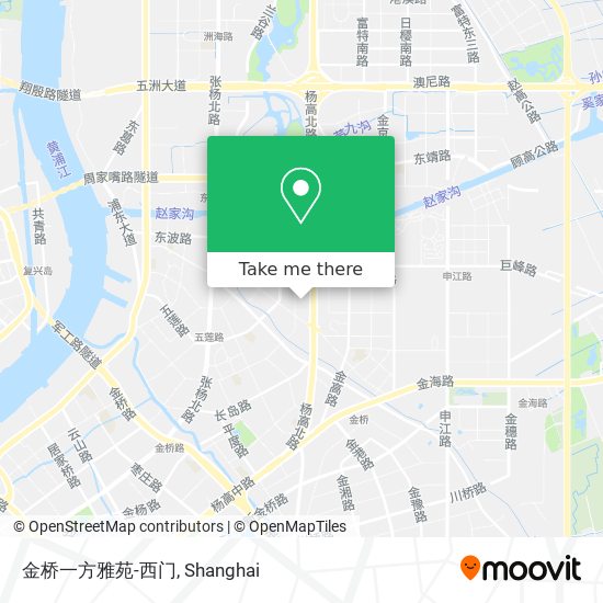 金桥一方雅苑-西门 map