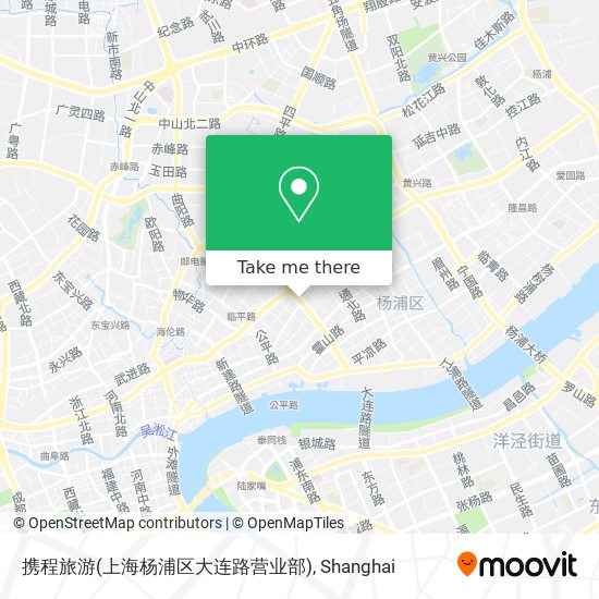 携程旅游(上海杨浦区大连路营业部) map
