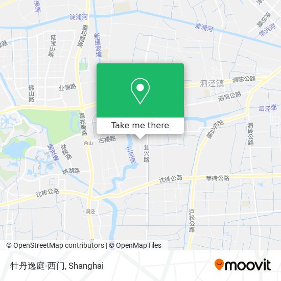 牡丹逸庭-西门 map