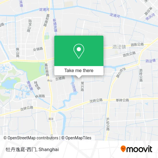 牡丹逸庭-西门 map