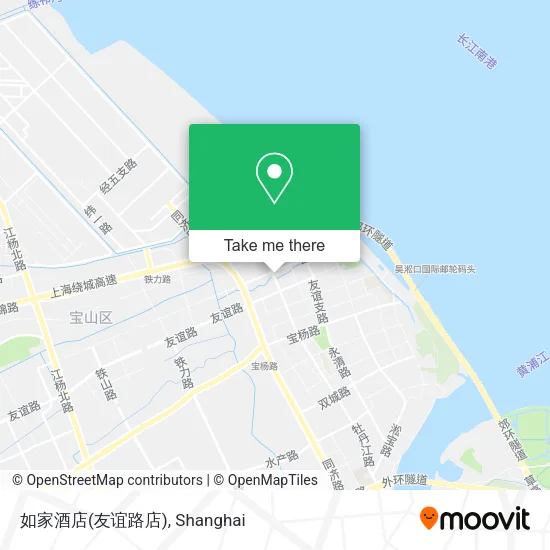 如家酒店(友谊路店) map