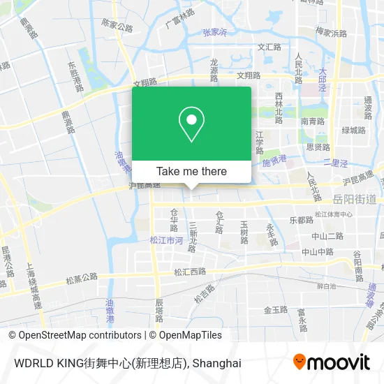 WDRLD KING街舞中心(新理想店) map