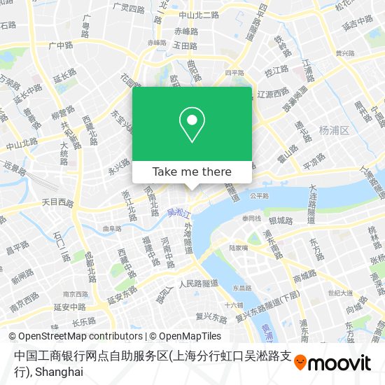 中国工商银行网点自助服务区(上海分行虹口吴淞路支行) map