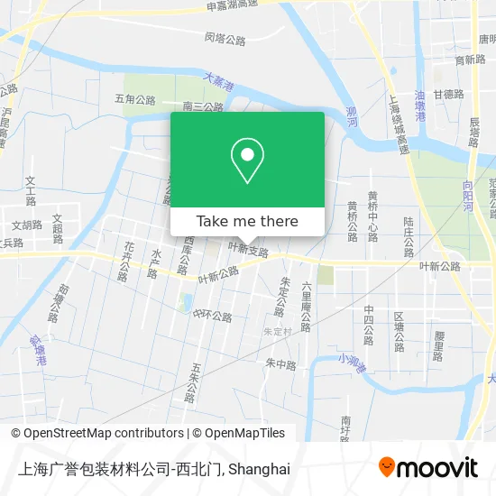 上海广誉包装材料公司-西北门 map