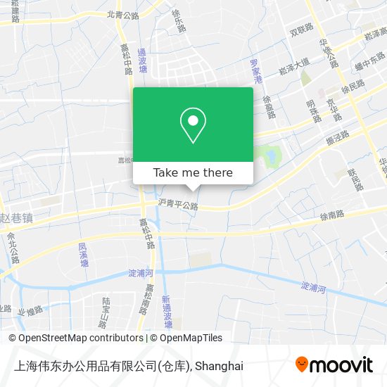 上海伟东办公用品有限公司(仓库) map