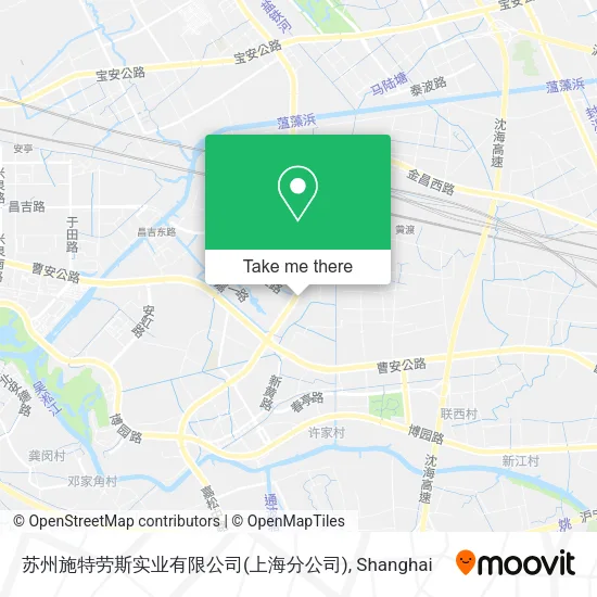 苏州施特劳斯实业有限公司(上海分公司) map