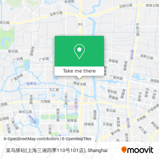 菜鸟驿站(上海三湘四季110号101店) map