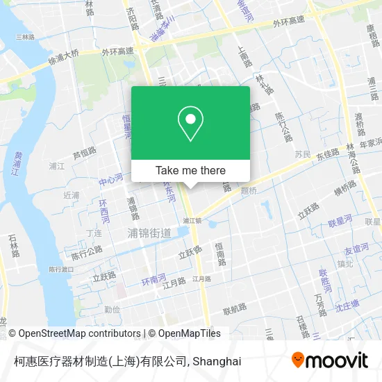 柯惠医疗器材制造(上海)有限公司 map