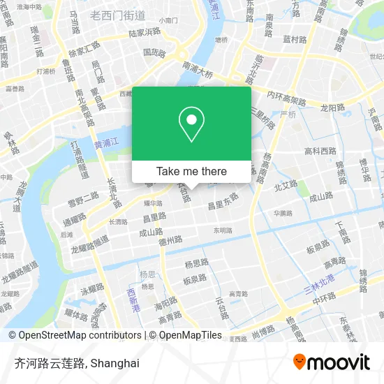 齐河路云莲路 map
