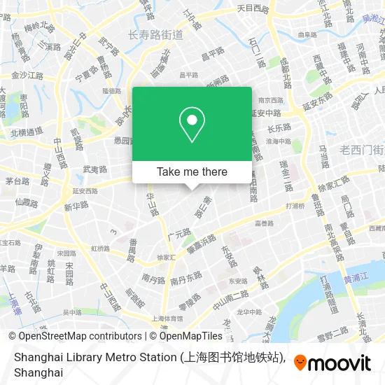 Shanghai Library Metro Station (上海图书馆地铁站) map