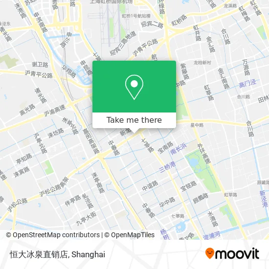 恒大冰泉直销店 map
