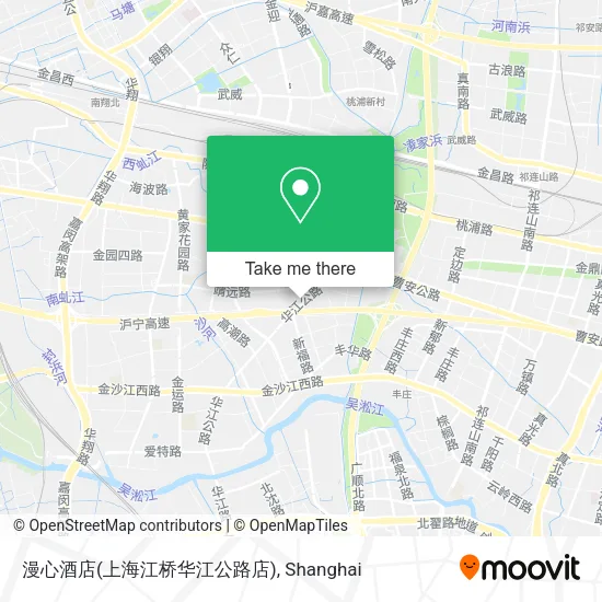 漫心酒店(上海江桥华江公路店) map