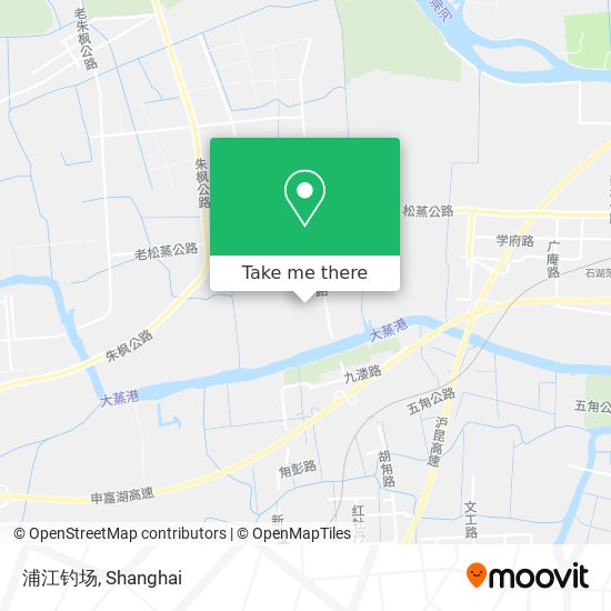 浦江钓场 map