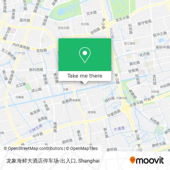 龙象海鲜大酒店停车场-出入口 map