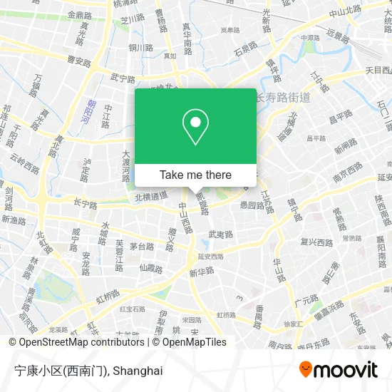 宁康小区(西南门) map