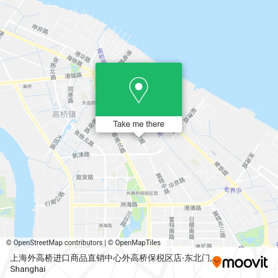 上海外高桥进口商品直销中心外高桥保税区店-东北门 map