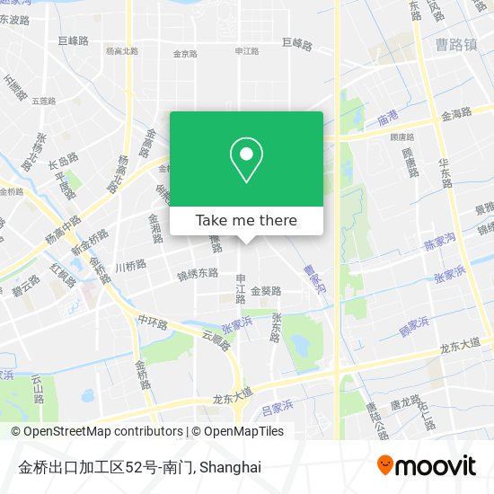 金桥出口加工区52号-南门 map