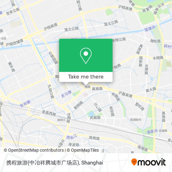 携程旅游(中冶祥腾城市广场店) map