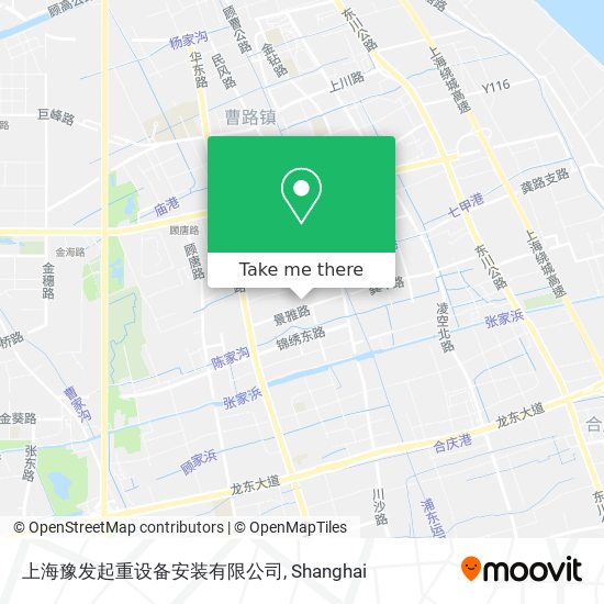 上海豫发起重设备安装有限公司 map