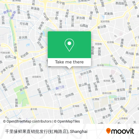 千里缘鲜果直销批发行(虹梅路店) map