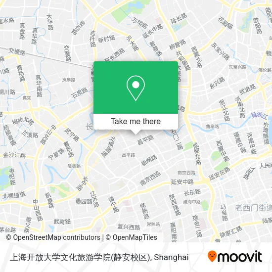 上海开放大学文化旅游学院(静安校区) map