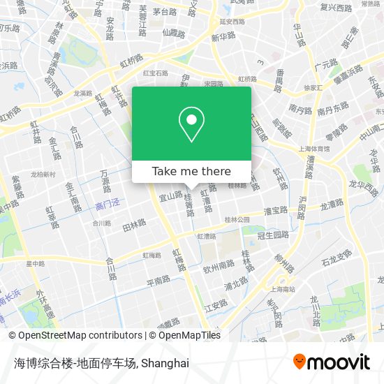 海博综合楼-地面停车场 map