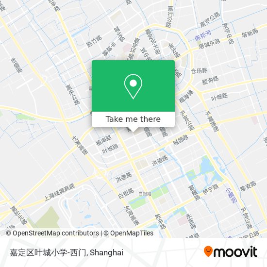 嘉定区叶城小学-西门 map