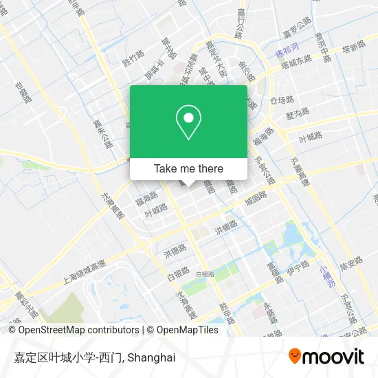 嘉定区叶城小学-西门 map